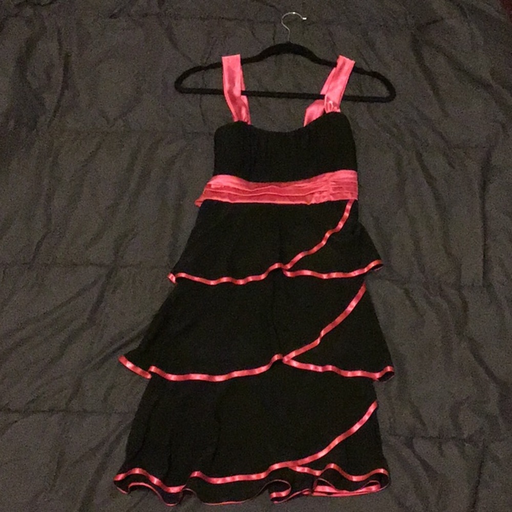 Black and Pink Dress - deb
